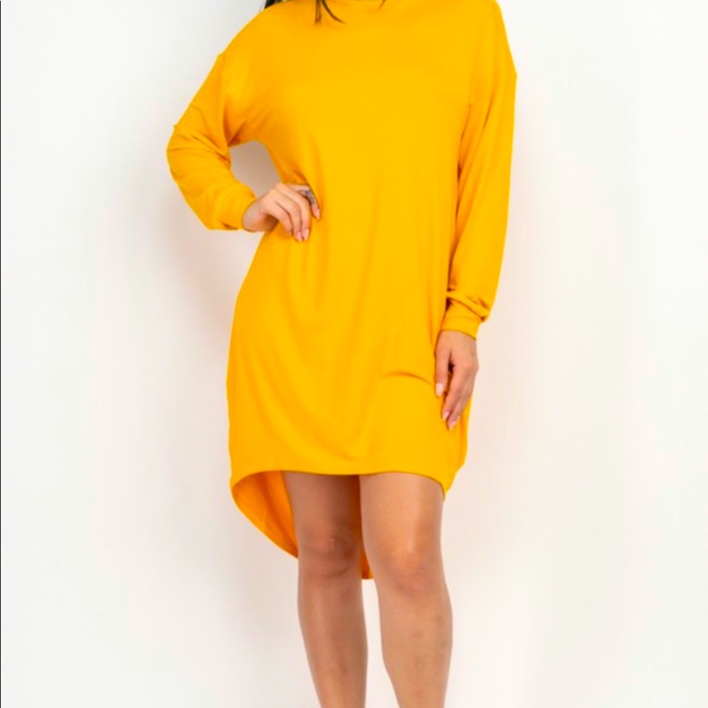 Oversized Tunic Dress/Blouse (Gold/Sunrise)